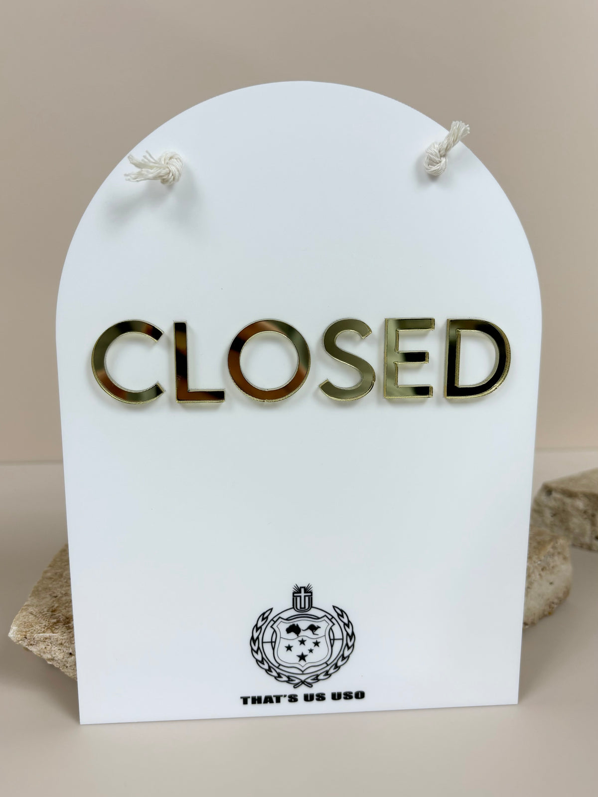 Mini open closed sign 