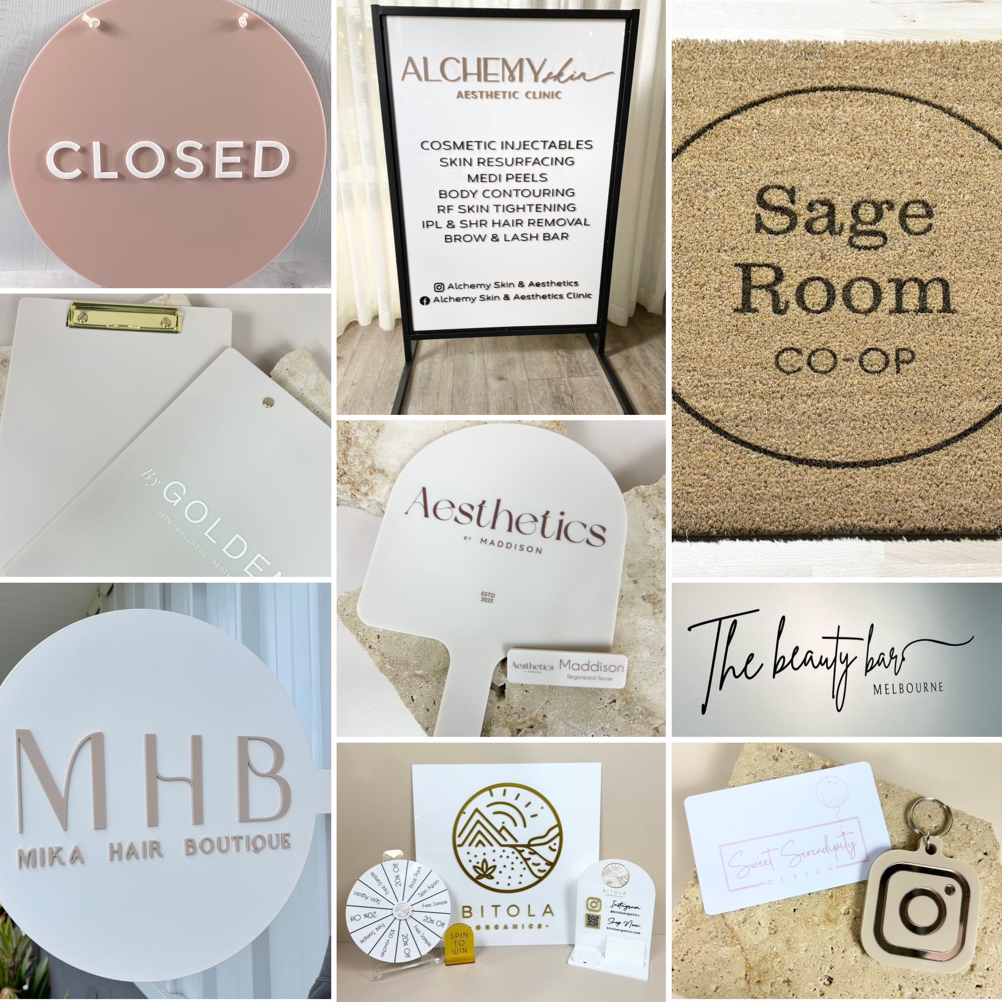 Business signage bundles 