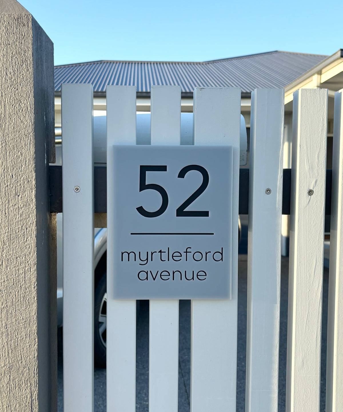 Address sign 