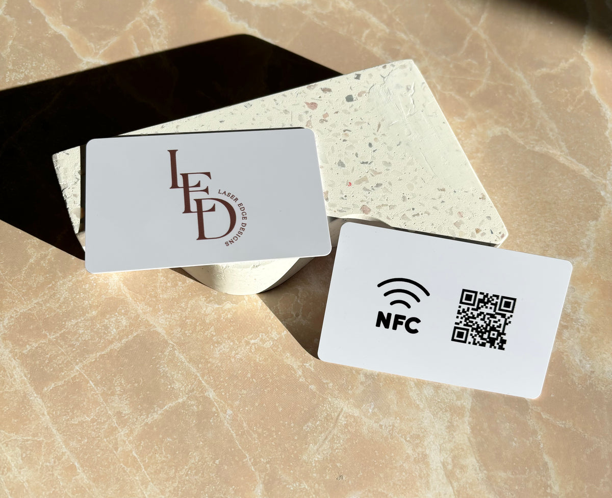 NFC business cards with logo 
