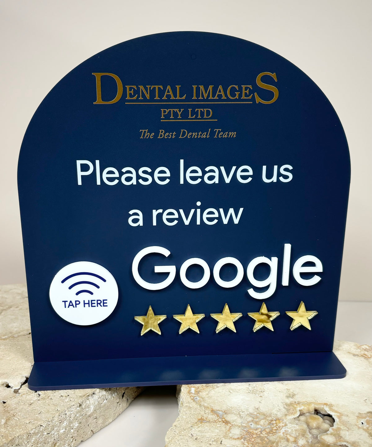 Google review stand 